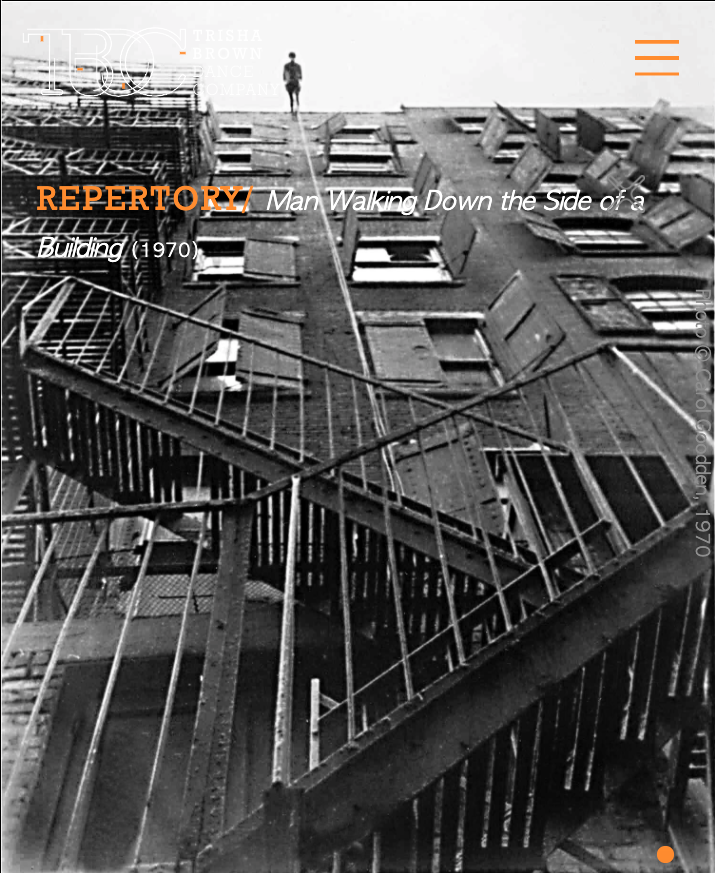 Man Walking Down the Side of a Building (1970)